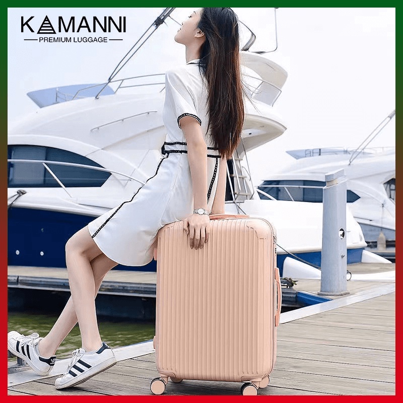 KAMANNI  พร้อมส่งในไทย✔️ถูก​ที่สุด✔️ กระเป๋าเดินทางแบบซิป 20นิ้ว 24นิ้ว เบา