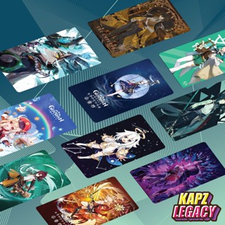 สติกเกอร์การ์ดเกม KapzLegacy Genshin Impact ATM สําหรับธนาคาร Debit Credit TnG Cards