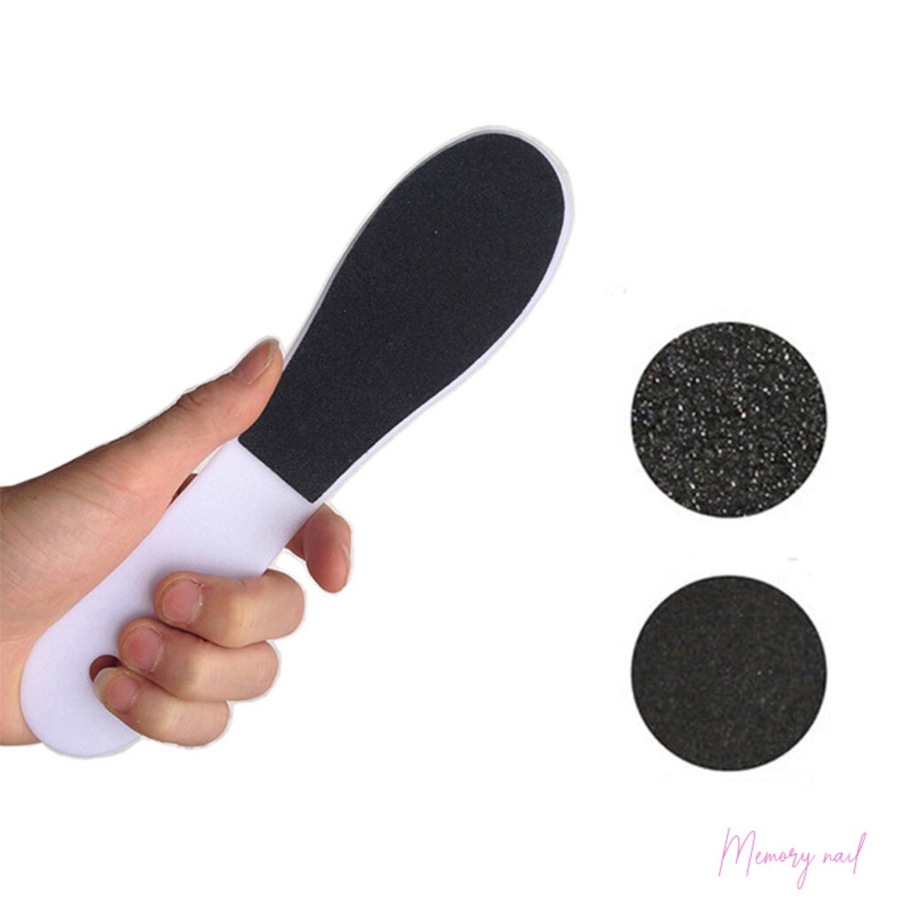 ที่ขัดส้นเท้า ตะไบขัดส้นเท้า ด้ามพลาสติก ตะไบขัดส้นเท้าด้ามพลาสติก (( แบบบาง ด้ามสีขาว )) - รูปที่ 3