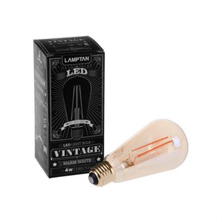 หลอด LED LAMPTAN VINTAGE DECO 4 วัตต์ WARMWHITE E27