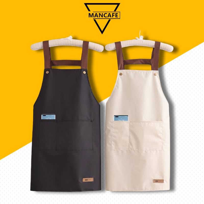 ผ้ากันเปื้อน PVC กันน้ํามัน กันน้ํา เหมาะกับใส่ทํางาน ห้องครัว สําหรับผู้ชาย และผู้หญิง[MANCAFE]