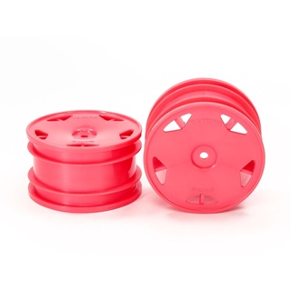 [ชุดแต่งรถบังคับ] TAMIYA 47401 Off-Road Astral Dish Rear Wheels (60/29) (Pink) ชุดแต่งทามิย่าแท้ rc