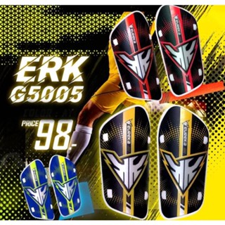 สนับแข้งยูเรก้า ERK-G5005 ( มีสายรัด ) สนับแข้งพลาสติก น้ำหนักเบา พิมพ์ลาย สีสันสดใส สินค้าคุณภาพ - by samakee_sport