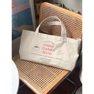 T&amp;THINGS. - LONG LOAF TOTE  - White
