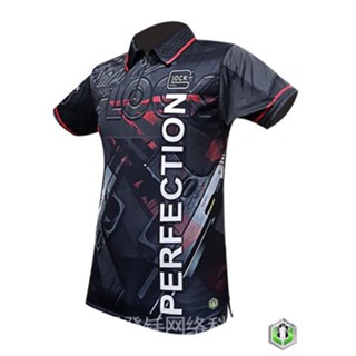 เสื้อโปโล TEAM GLOCK Perfection สีแดง 7PFP