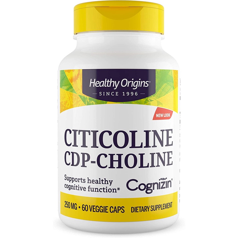 Healthy Origins Cognizin Citicoline 250 mg 60 Capsules