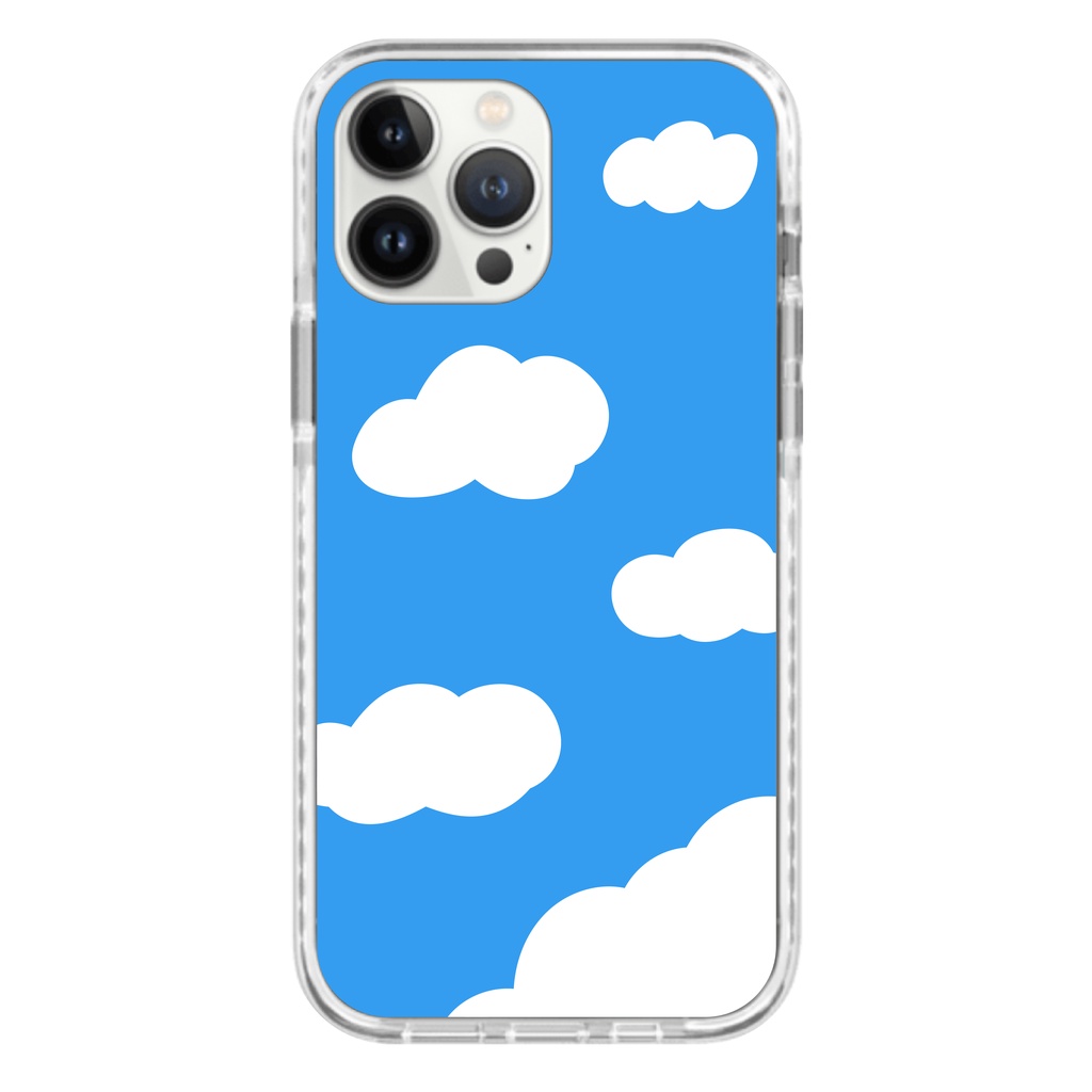 เคสโทรศัพท์มือถือพรีเมี่ยม ขอบ Bumper ลาย Cloud