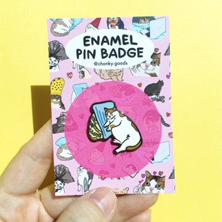 เข็มกลัด พิน enamel pin Original Crying Cat Meme แบรนด์ Chonky Goods by PHS