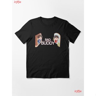 New Bad Buddy Series Essential T-Shirt เสื้อยืดพิมพ์ลาย คอกลม แฟชั่น แขนสั้นคู่รัก เสื้อยืดผู้ชายและผู้หญิง