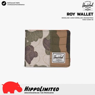 กระเป๋าสตางค์ ⌇ Herschel ⌇ รุ่น Roy ⌇ สี Woodland Camo/Vermillion Orange/Frog ⌇ สินค้าของแท้ 100% จากตัวแทนจำหน่ายโดยตรง