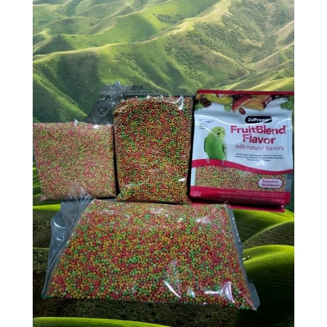 Zupreem สุพรีม ไซส์ S. & M. อาหารนกกรงหัวจุก(แบ่งจำหน่าย 500g.1kg.)