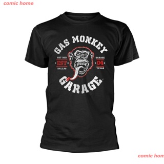 2022 M GAS MONKEY GARAGE T-shirt เสื้อยืดผู้ชาย ดพิมพ์ลาย ดผ้าเด้ง คอกลม cotton ความนิยม discount