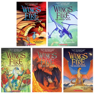 Wings of Fire The Graphic Novels 5 Books Collection By Tui T. Sutherland - Ages 8-12 - Paperback