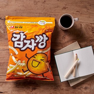 พร้อมส่ง​ 감자깡 ขนมมันฝรั่งอบกรอบ Nongshim Potato Snack 55g,75g