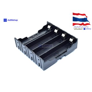 รังถ่าน 18650 Battery Box Holder 4 Cell PCB pin