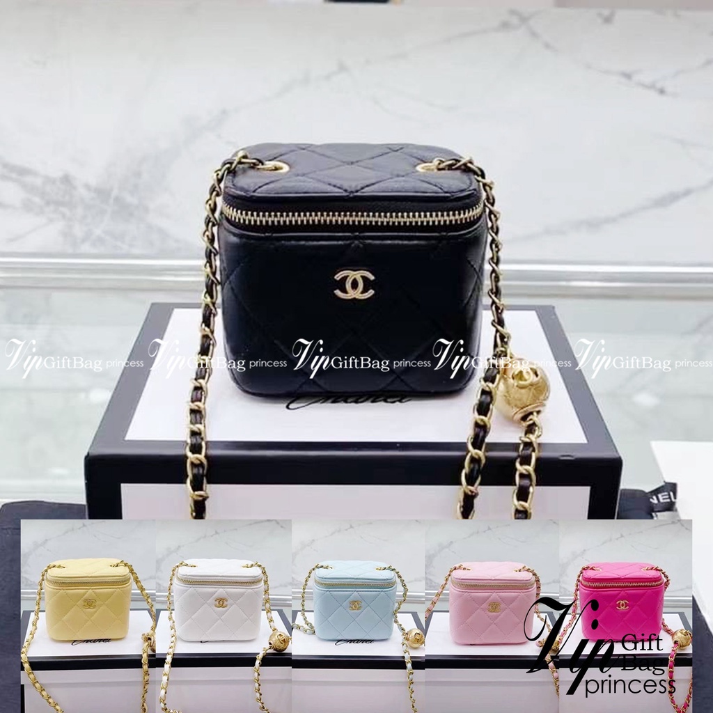 Chanel Pearl Crush Mini Vanity / Chanel Vanity crossbody bag กระเป๋าทรงกล่องใบเล็กน่ารัก งานหนังสวย ตอบโจทย์และครองใจสาว
