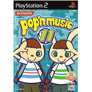 Popn Music 11 (Japan) PS2 แผ่นเกมps2 แผ่นไรท์ เกมเพทู