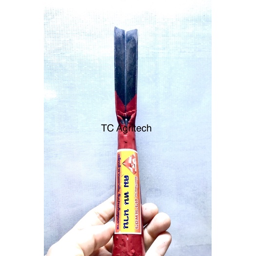 มีดลุนยาง มีดรุน มีดไส มีดกรีดยางสอย มีดฉอย มีดรุน มีดตี คมดี ยิ่งลับยิ่งคม ตราเพชร สำหรับยางแก่