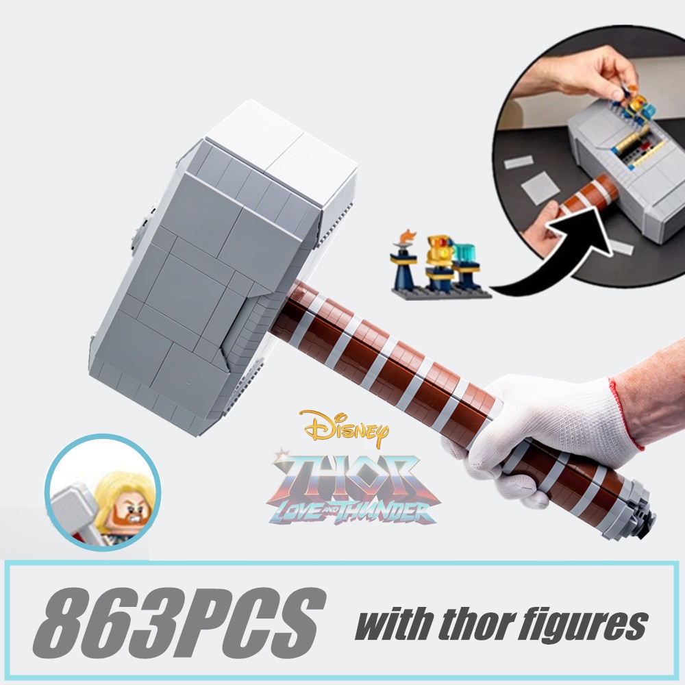Disney marvels THOR Hammer Toys Avengers Jane Foster Iron Man Infinity ...