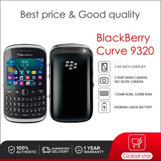 Blackberry 9320 โทรศัพท์มือถือ ปลดล็อกแล้ว แรม 512MB 3MPopenline ปลดล็อกแล้ว รองรับโทรศัพท์หลายภาษา เรียบง่าย พร้อมส่ง