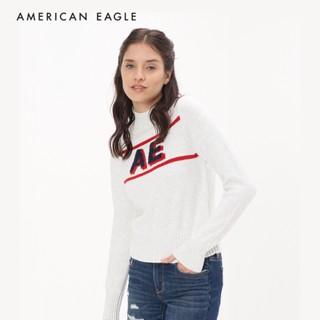 American Eagle Mock Neck Sweater เสื้อ สเวตเตอร์ ผู้หญิง คอสูง  (NWSH 034-9874-106)