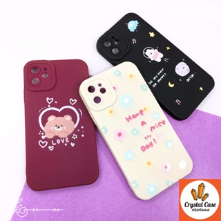 เคสมือถือนิ่มViVo V23 V23E Y15s Y21 2021Y30 TPU กันเลนส์กล้องนูนลายการ์ตูน