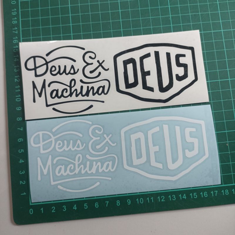 สติ๊กเกอร์ deus ex machina สติ๊กเกอร์ตัด