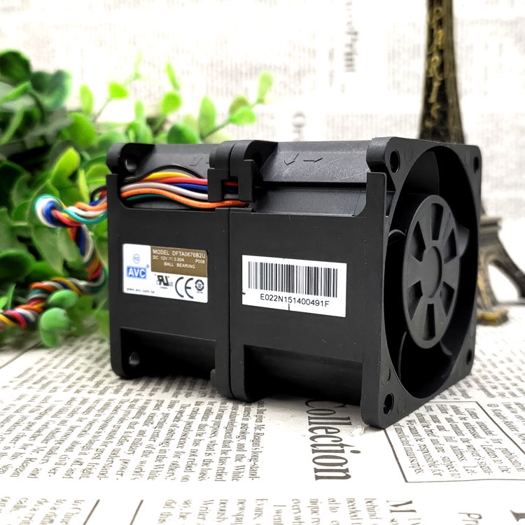 YTH DFTA0676B2U 12V 3A 6076 6CM พัดลม R