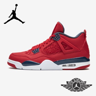 Sepatu Air Jordan 4 China รองเท้าบาสเก็ตบอล กันลื่น ดูดซับแรงกระแทก สีแดง แฟชั่นฤดูร้อน สําหรับผู้ชาย ผู้หญิง aj4 ISLW