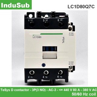 ของแท้ หน้าสัมผัส AC220V LC1-D80Q7C LC1D80Q7C โหลด 37KW