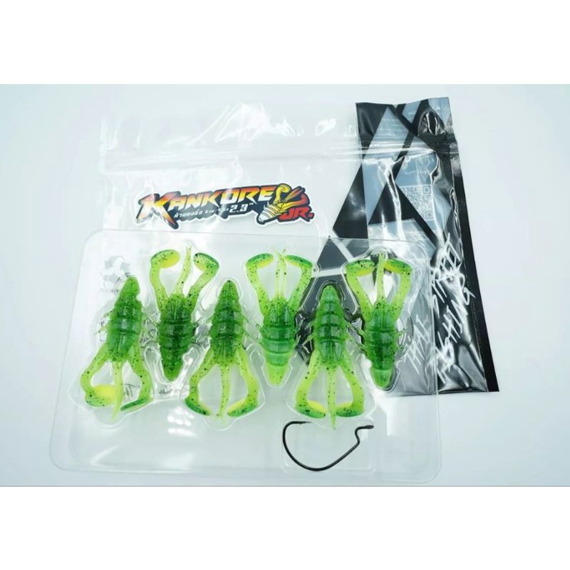 เหยื่อปลอม ก้านคอ KANKORE มีขนาด2.3นิ้วขนาด3.5นิัว - รูปที่ 4