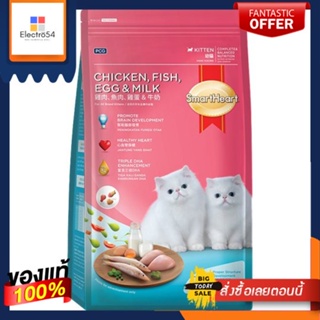 สมาร์ทฮาร์ท อ.ลูกแมว รสไก่ปลาไข่นม 1.1กกSH KITTEN CHICKEN FISH EGG+MILK 1.1 KG