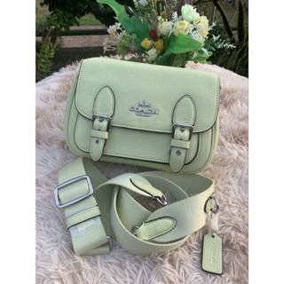 กระเป๋าสะพาย สีใหม่เขียวอ่อน NEW Coach Lucy Crossbody In Signature Canvas