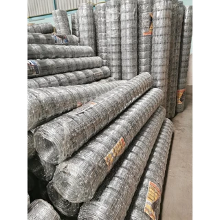 ฟรีค่าส่ง👉รั้วถักปม ยาว30m/50m ช่อง4x4นิ้ว รั้วตาข่ายแรงดึงสูง สูง0.9m 1.2m 1.5m 1.8m ทนสนิม ลวดล้อมคอกสัตว์ วัว แพะ ไก่