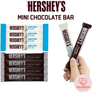 [4 ชิ้น] Hersheys ช็อกโกแลตบาร์ มินิ 15 กรัม / คุกกี้ &amp; ครีม / ครีมนมครีม ฮาโลวีน ขนมช็อกโกแลต สําหรับเด็ก