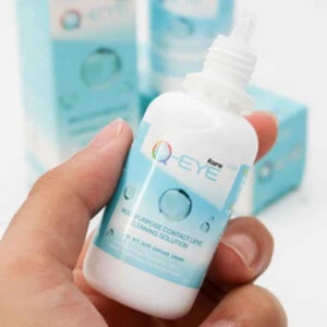 Q EYE คิวอาย น้ำยาล้างคอนแทคเลนส์ ขนาด 30ML 60ML