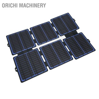 Orichi Machinery แผงชาร์จพลังงานแสงอาทิตย์ 30W 5V 12V Etfe ลามิเนต พับได้ สําหรับตั้งแคมป์ เดินป่า ท่องเที่ยว