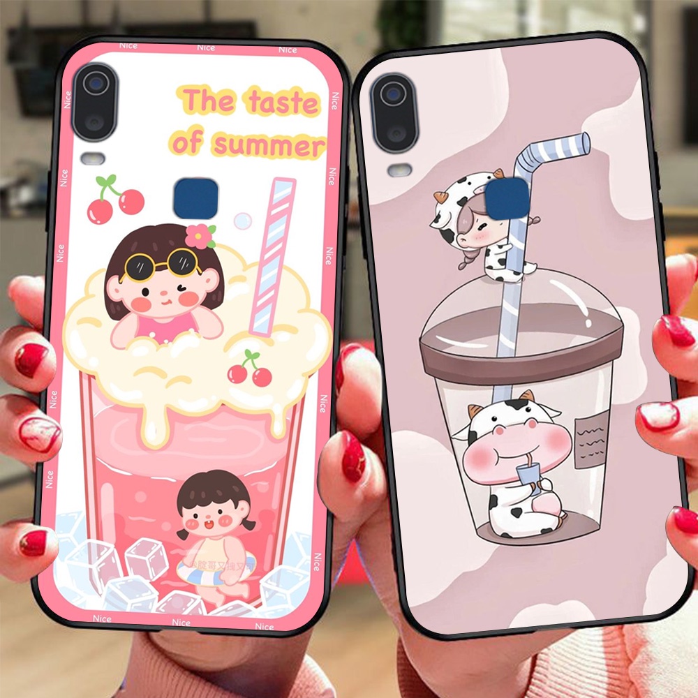 ชานมสไตล์วัยรุ่น vivo y11 / vivo y12 เคสโทรศัพท์