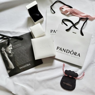 Pandora box paper bag ถุงแพนโดร่า ถุงกระดาษ แพนโดร่า ชาร์ม กล่องเครื่องประดับ กล่องแหวน ถุงใส่เครื่องประดับ charm