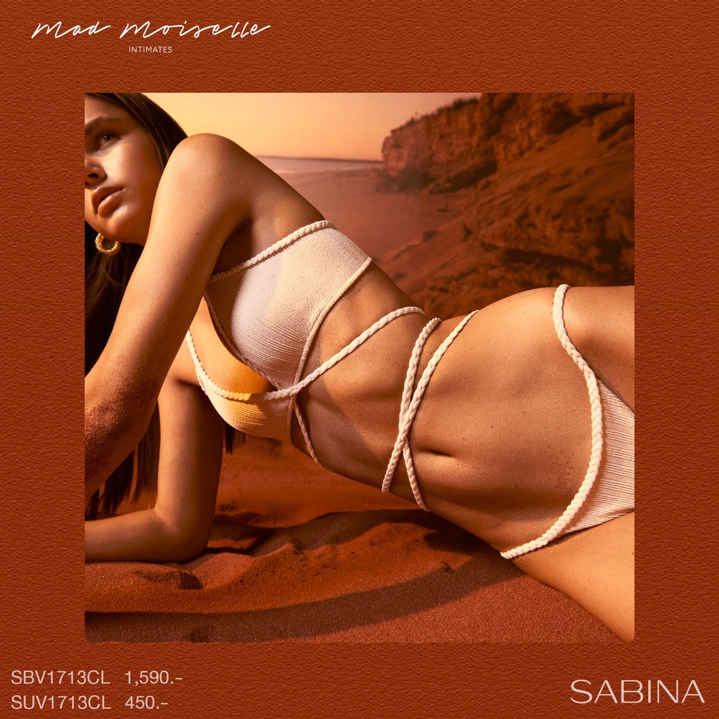 SABINA เสื้อชั้นใน รุ่น MAD MOISELLE CRUISE'22 รหัส SBV1713 + SUV1713