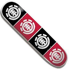 แผ่นสเก็ตบอร์ด ELEMENT Skateboard Deck TEAM QUADRANT 8.0"