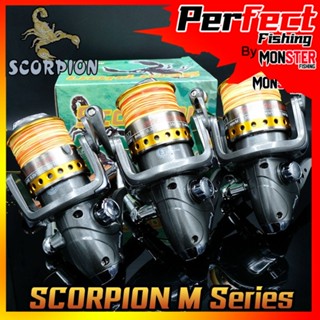 รอกสปินนิ่ง รอกตกปลา สกอเปี้ยน SCORPION M Series M3000/M4000/M5000 ( GRAY-GOLD )