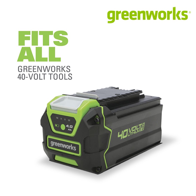 Greenworks แบตเตอรี่ 40V 4.0 แอมป์ (1 ก้อน) Accessories Battery 4.0Ah กรีนเวิร์ค 40 โวลต์ [ 2021 ]