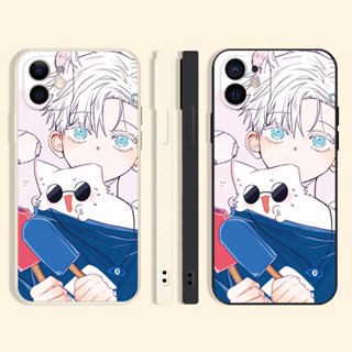 Gojo Satoru เคสไอโฟน 14 pro max เคส iPhone 7 8 7plus 8Plus Se2020 8พลัส 11 12 13 case X Xr Xs Max Jujutsu Kaisen cover