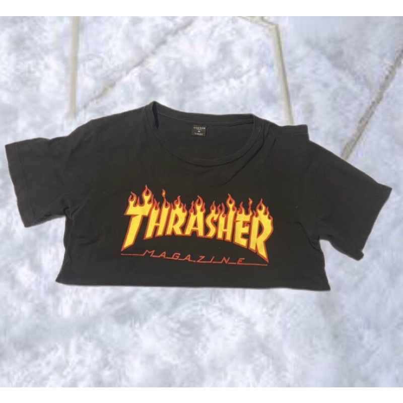 เสื้อยืด THRASHERลายไฟ