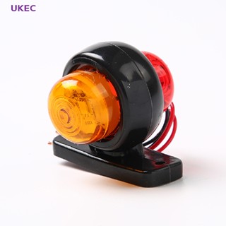 Ukec ใหม่ หลอดไฟ LED 12V 24V สําหรับติดด้านข้างรถบรรทุก SUV 2 ชิ้น