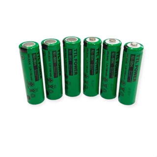 ถ่านชาร์จ Ni-Mh 1100 mAh Size AA (มี มอก.)