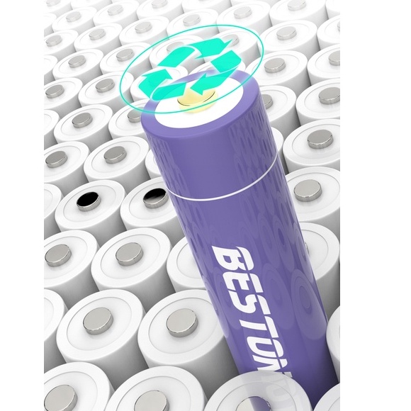 ถ่านชาร์จ BESTON AA 1.5v Li-ion 1850mAh เครื่องชาร์จ BST-M7011 Beston 1.5v Li-ion Battery