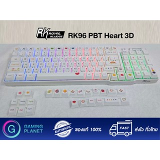 Royal Kludge RK96 Wrist Rest / RGB / hotswap / Knob / USB HUB / 3 mode Wireless Bluetooth Cable / เลเซอร์ไทย - English(BLACK-LED,RED-TH/EN)