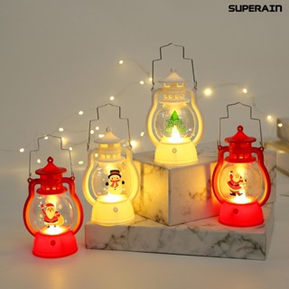 &lt;Christmas&gt; โคมไฟ LED แขวนง่าย ทนต่อการสึกหรอ สําหรับแขวนตกแต่งห้องนอน